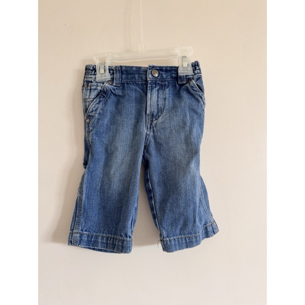 Vintage 90s 2000s 00s Baby Levi's Carpenter Jeans Pants 6/9m Red Tab Blue Boys